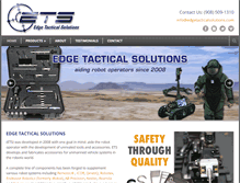 Tablet Screenshot of edgetacticalsolutions.com